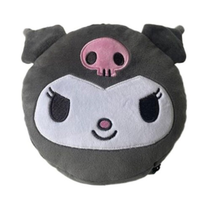 Perna de gat cu masca de somn Kuromi