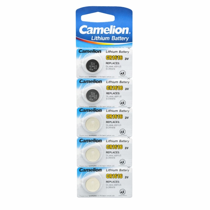 Baterie CR1616 Camelion 3V set 5 bucati