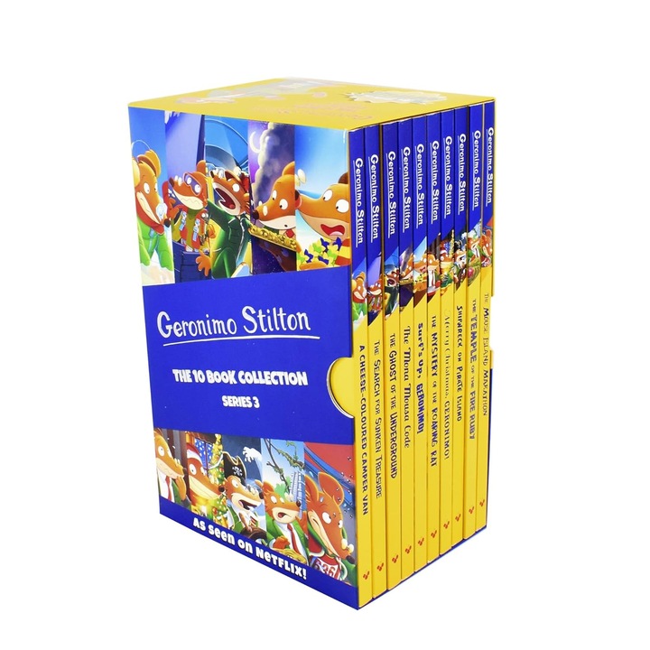 Geronimo Stilton 10 Books Collection (Series 3) - Ages 5-7 - Paperback Boxset, Geronimo Stilton - Editura Sweet Cherry Publishing