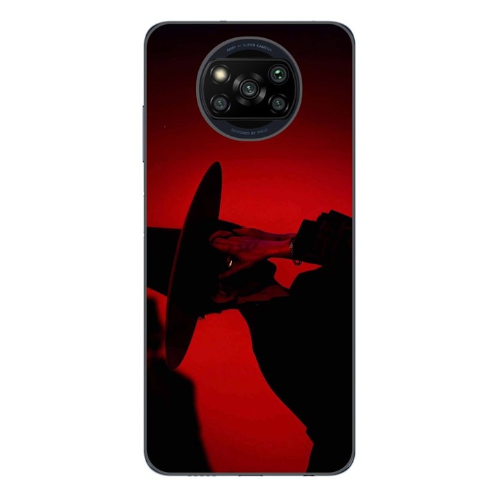 Husa compatibila cu Xiaomi Poco X3 Pro Silicon Gel Tpu Model KPop Demon Hunters Jinu Dark Soul