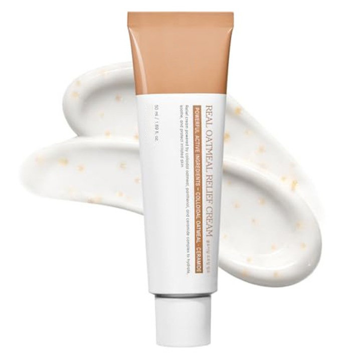 Arckrém zab nyugtató, 50g, nyugtató hatás, tónus javítása