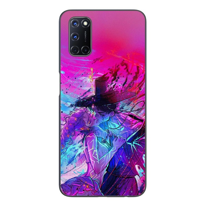 Husa compatibila cu Oppo A72 Silicon Gel Tpu Model KPop Demon Hunters Rumi and Jinu Artistic Love