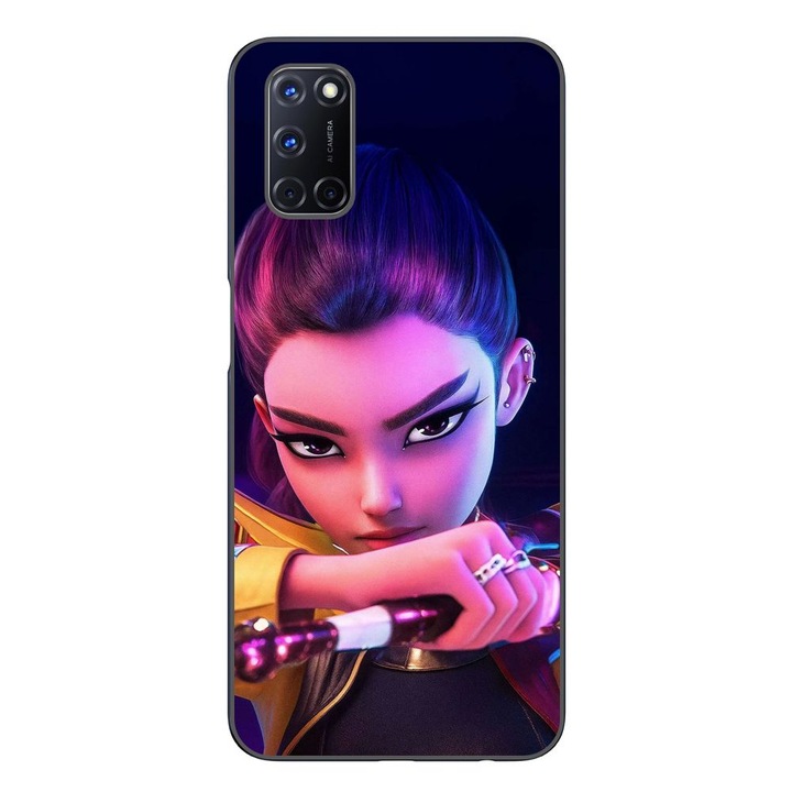 Husa compatibila cu Oppo A72 Silicon Gel Tpu Model KPop Demon Hunters Rumi