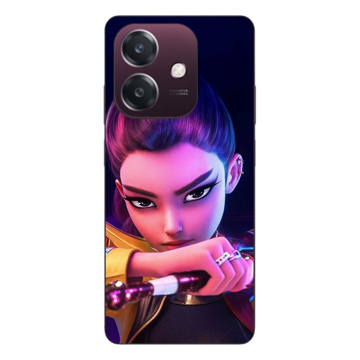 Husa compatibila cu Oppo A40 Silicon Gel Tpu Model KPop Demon Hunters Rumi