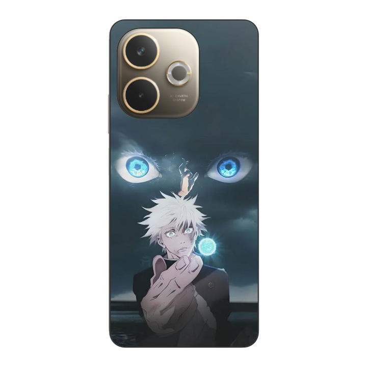 Husa compatibila cu Oppo A5 Pro Silicon Gel Tpu Model Jujutsu Kaisen Six Eyes