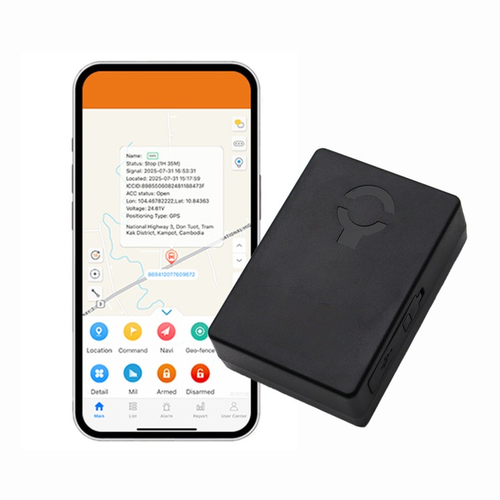 GPS Тракер Авто 4G ZeroSecrets, Батерия 10000mAh, Магнитно Закрепване, Аудио Мониторинг