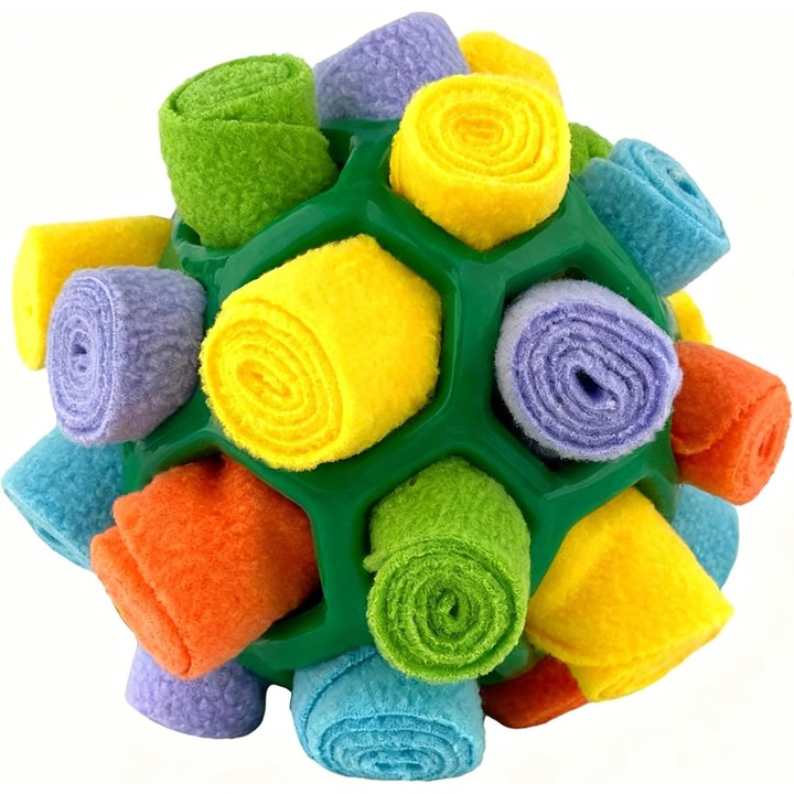 Interaktív labda kutyáknak, edzőjáték, stimulációs játék, szaglásfejlesztő tréning, ABS