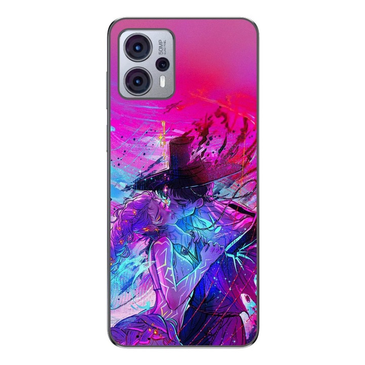 Husa compatibila cu Motorola Moto G13 Silicon Gel Tpu Model KPop Demon Hunters Rumi and Jinu Artistic Love