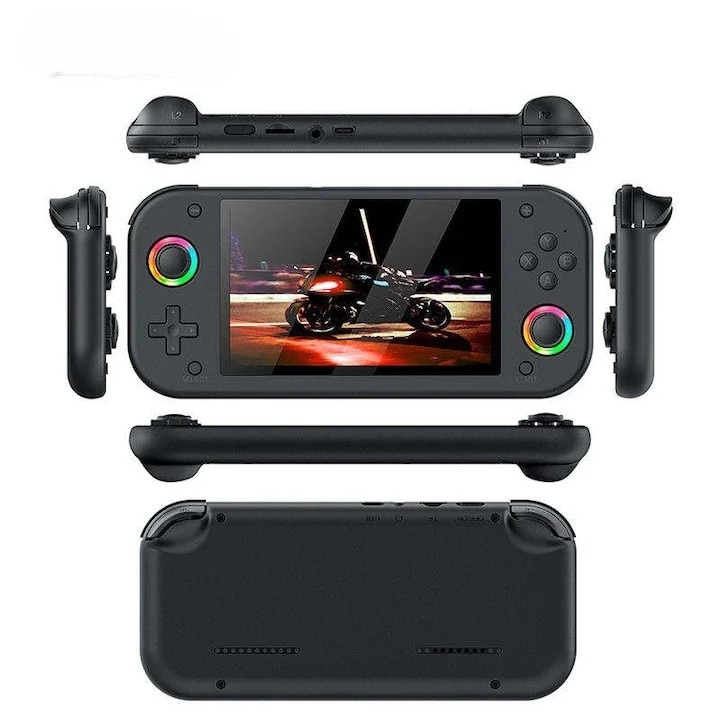 Consola de jocuri portabila care accepta jocuri 3D, display 5.1 inch, RGB