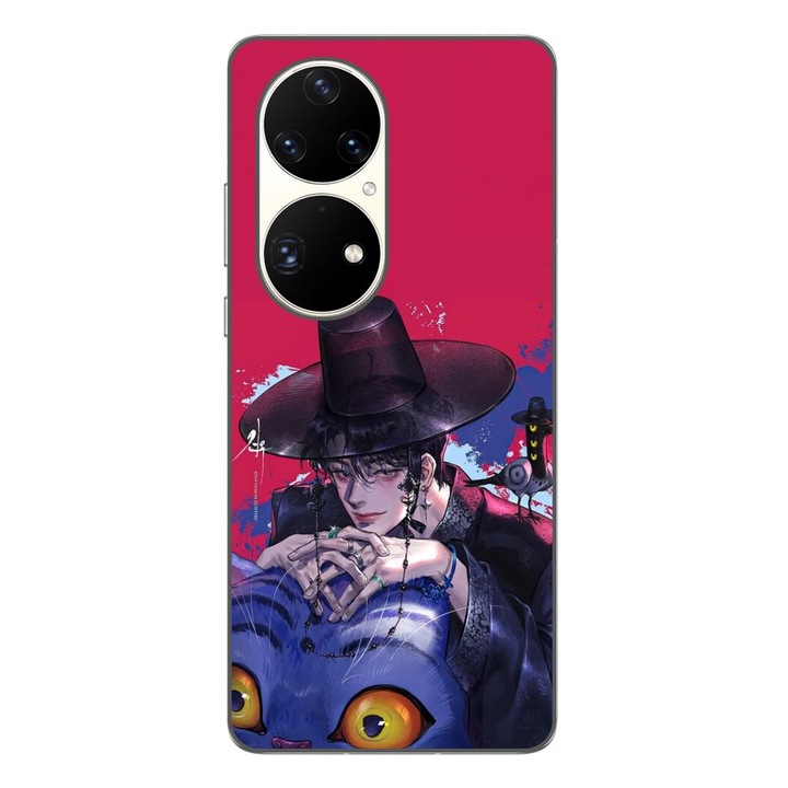 Husa compatibila cu Huawei P50 Pro Silicon Gel Tpu Model KPop Demon Hunters Jinu Derpy and Sussie