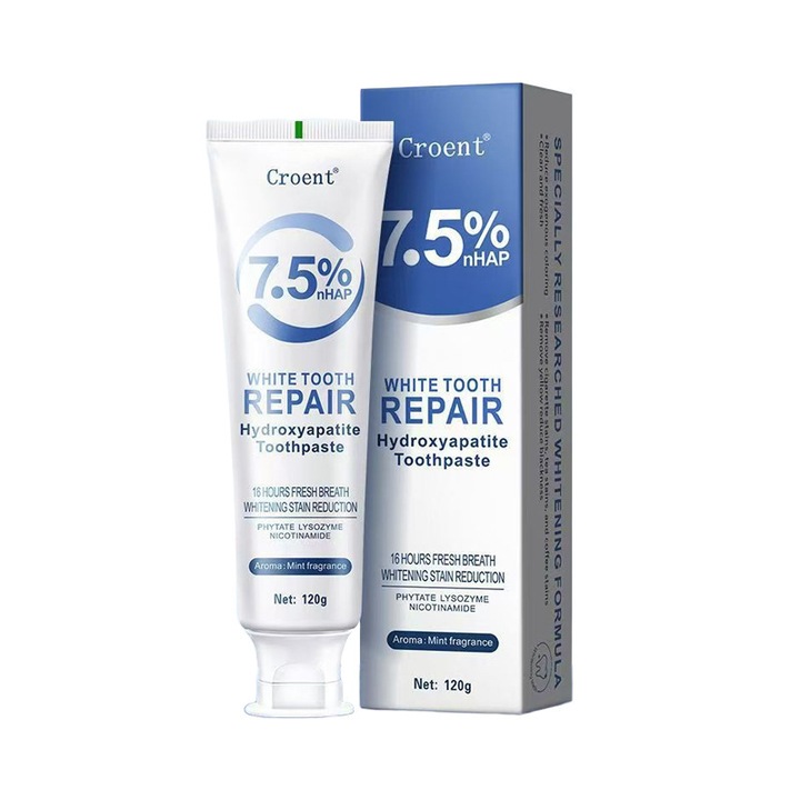 Pasta de dinti, 3 bucati, 120g fiecare, protectie impotriva cariilor, gust mentolat