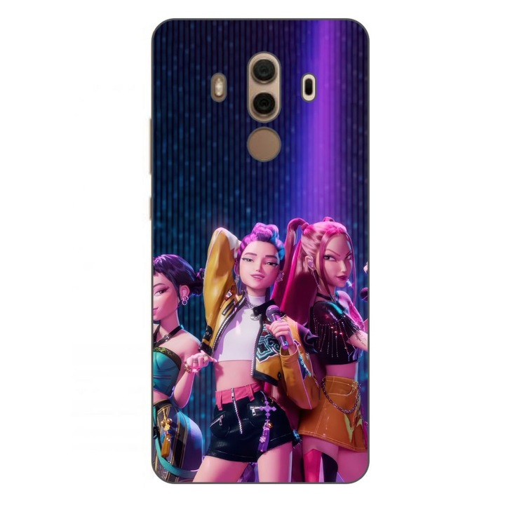 Husa compatibila cu Huawei Mate 10 Pro Silicon Gel Tpu Model KPop Demon Hunters Rumi Mira Zoey on Scene
