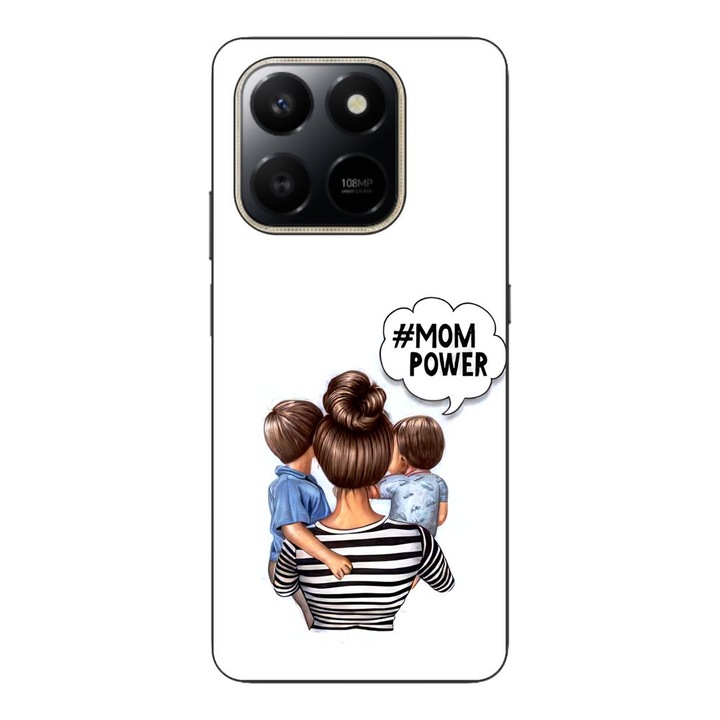 Husa compatibila cu Honor X7d Silicon Gel Tpu Model Mom of Boys