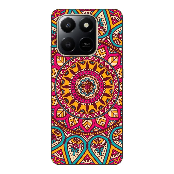 Husa compatibila cu Honor X7d Silicon Gel Tpu Model Vibrant Mandala