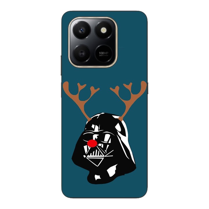 Husa compatibila cu Honor X7d Silicon Gel Tpu Model Craciun Darth Vader Ren