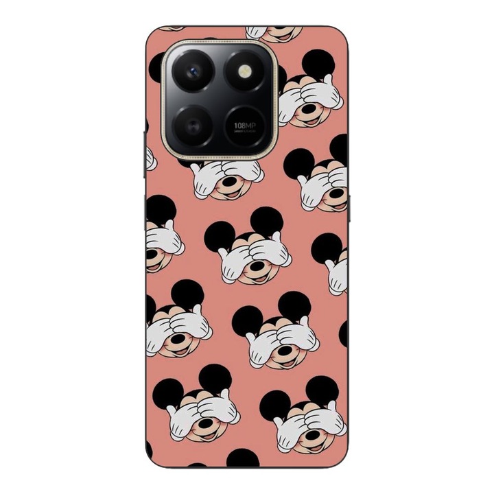 Husa compatibila cu Honor 400 Smart Silicon Gel Tpu Model Mickey Pattern Peek A Boo