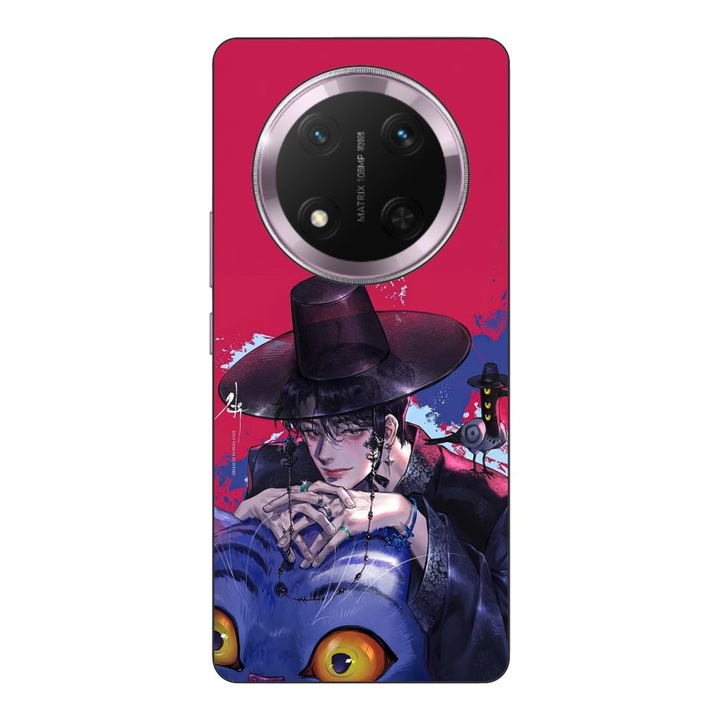 Husa compatibila cu Honor Magic7 Lite Silicon Gel Tpu Model KPop Demon Hunters Jinu Derpy and Sussie