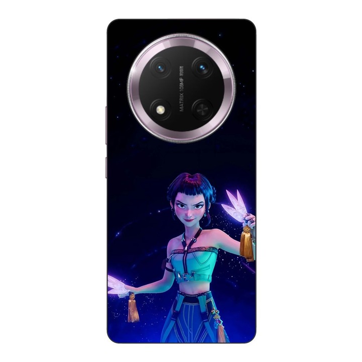 Husa compatibila cu Honor Magic7 Lite Silicon Gel Tpu Model KPop Demon Hunters Zoey