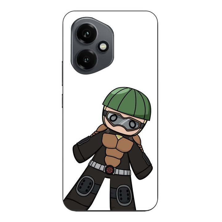 Husa compatibila cu Honor 400 Silicon Gel Tpu Model One Punch Man Mumen Rider