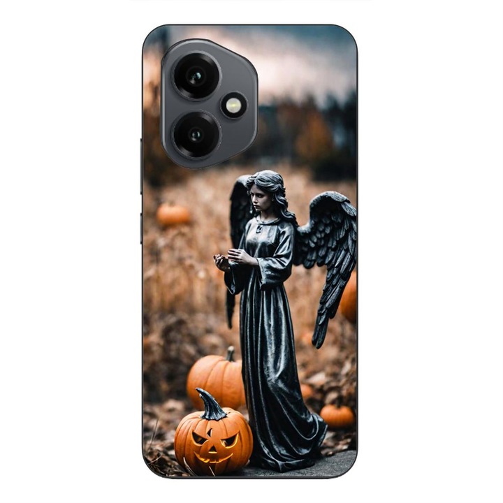 Husa compatibila cu Honor 400 Silicon Gel Tpu Model Halloween Dovleacul Ingerului