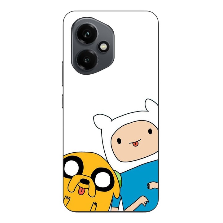 Husa compatibila cu Honor 400 Silicon Gel Tpu Model Finn and Jake Tongues