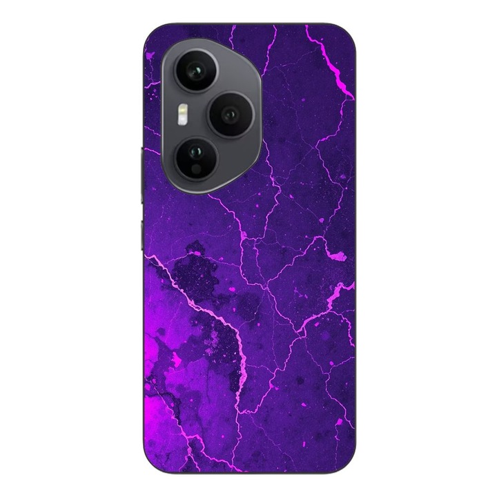 Husa compatibila cu Honor 400 Pro Silicon Gel Tpu Model Ultraviolet Marble Glow