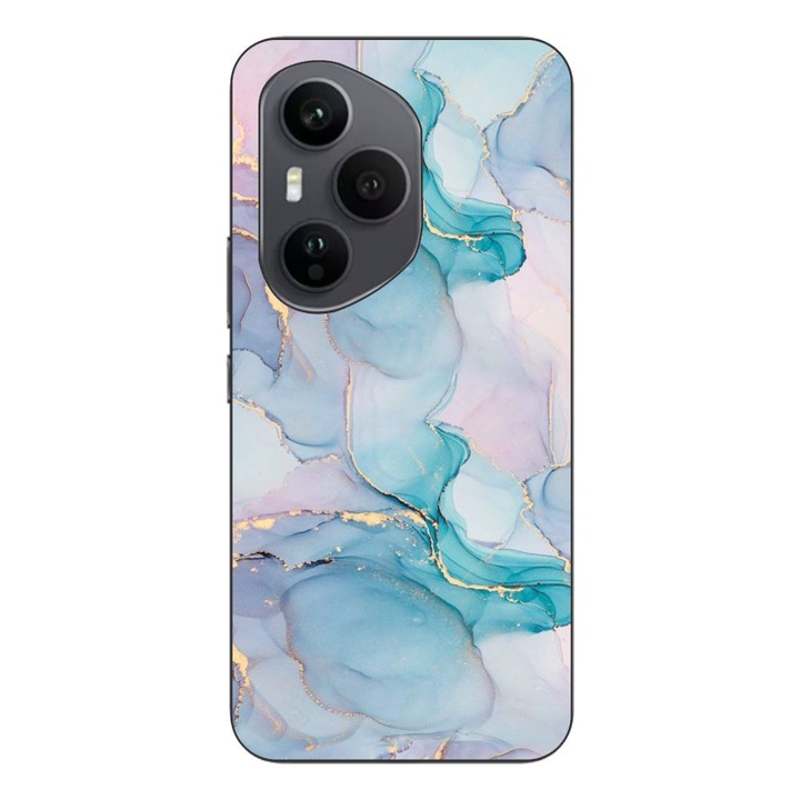 Husa compatibila cu Honor 400 Pro Silicon Gel Tpu Model Abstract Watercolor Marble