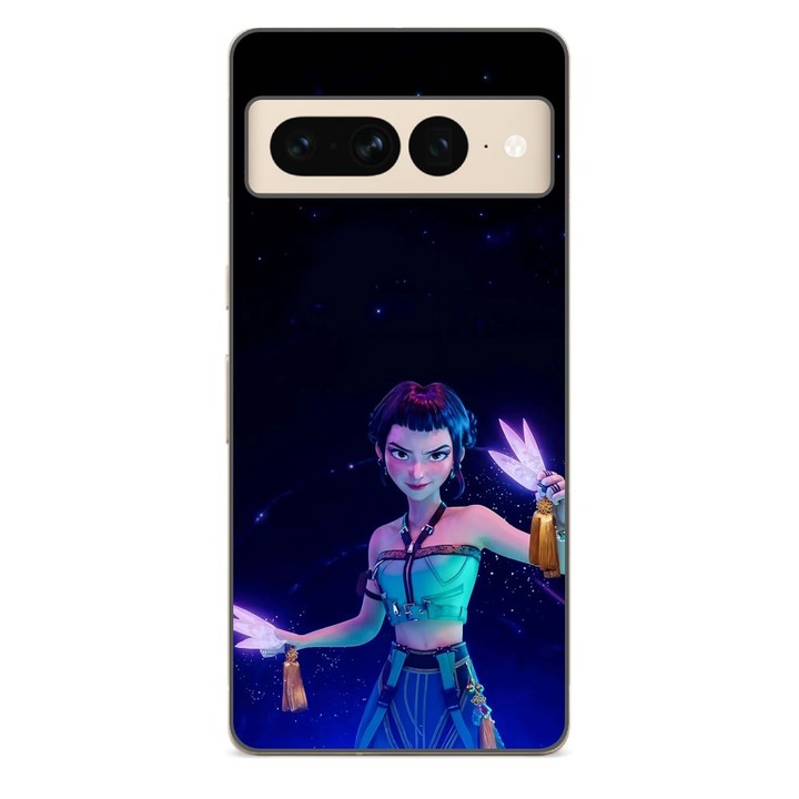 Husa compatibila cu Google Pixel 7 Pro Silicon Gel Tpu Model KPop Demon Hunters Zoey