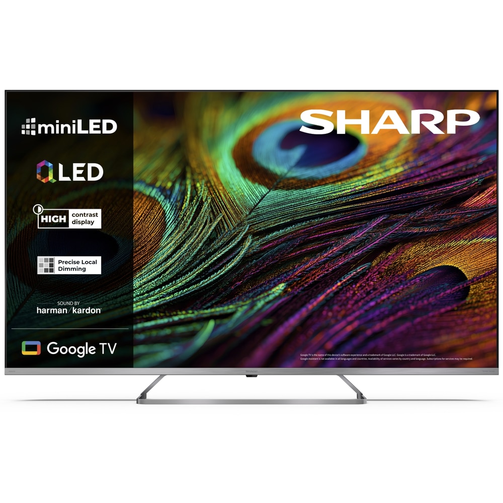 Televizor QLED MiniLED Sharp 50", 127cm, Ultra HD 4K, Smart TV