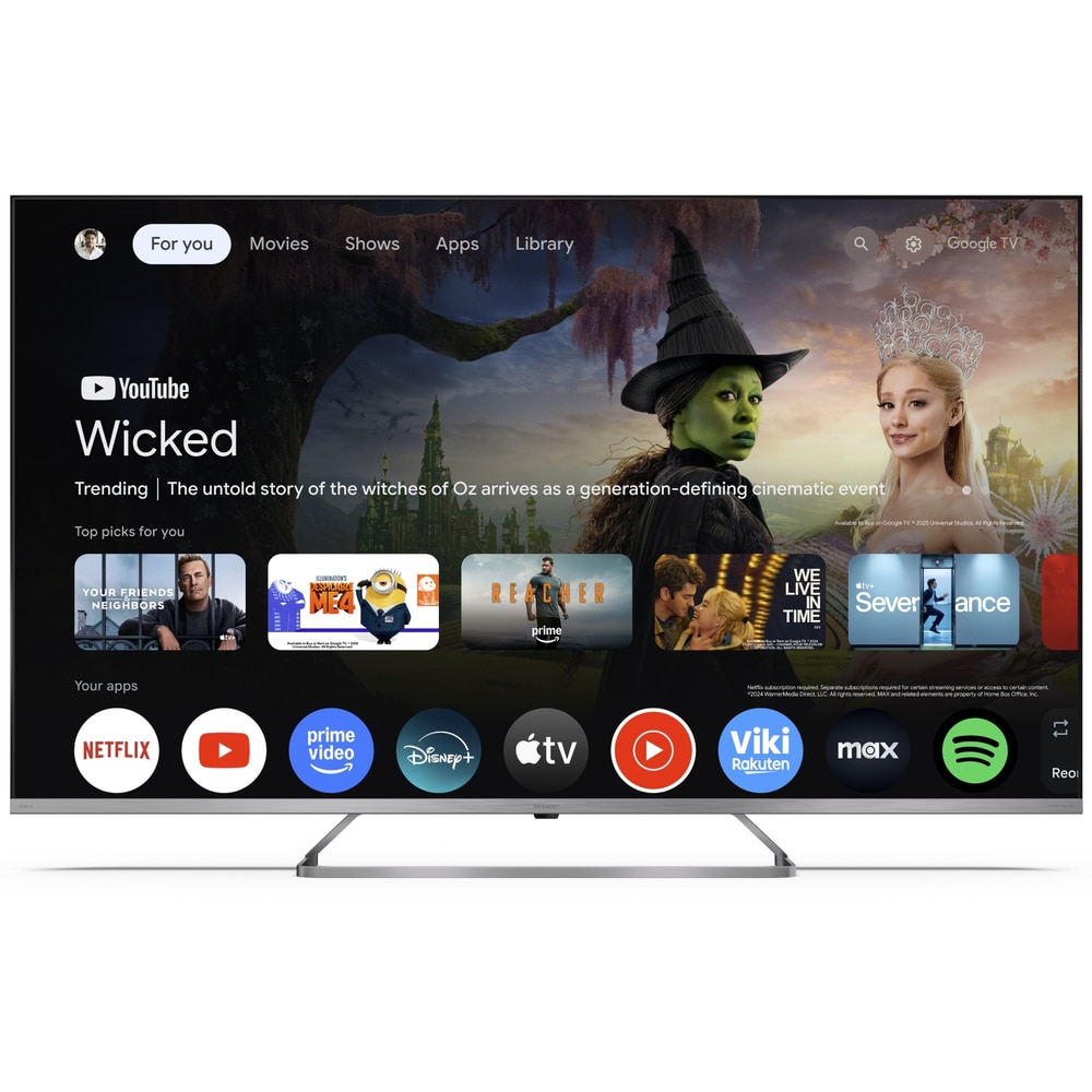 Televizor QLED MiniLED Sharp 50", 127cm, Ultra HD 4K, Smart TV