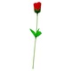 Aranjament floral, 4 seasons quality, Trandafir sapun roșu, 35 cm, ambalaj cadou, folie
