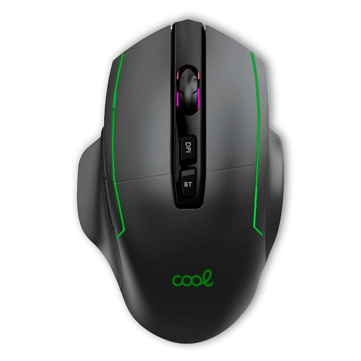 Mouse gaming COOL, reincarcabil, LED RGB, multicolor