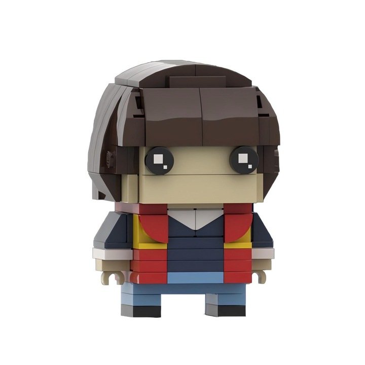 Set de constructie mini figurina Stranger Things, Will Byers, 152 piese, 16x22cm