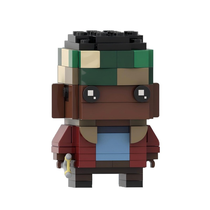 Set de constructie mini figurina Stranger Things, 125 piese, 16x22cm