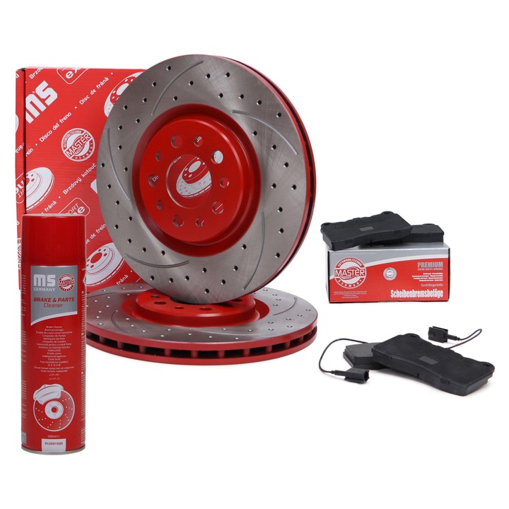 Master-Sport féktárcsa és fékbetét készlet, tárcsafék, 24012801911SE, 202821911, 2.4 JTDM, 3.2 JTS, 2.4 JTDM 20V, 3.2 JTS Q4, 2.0 JTDM