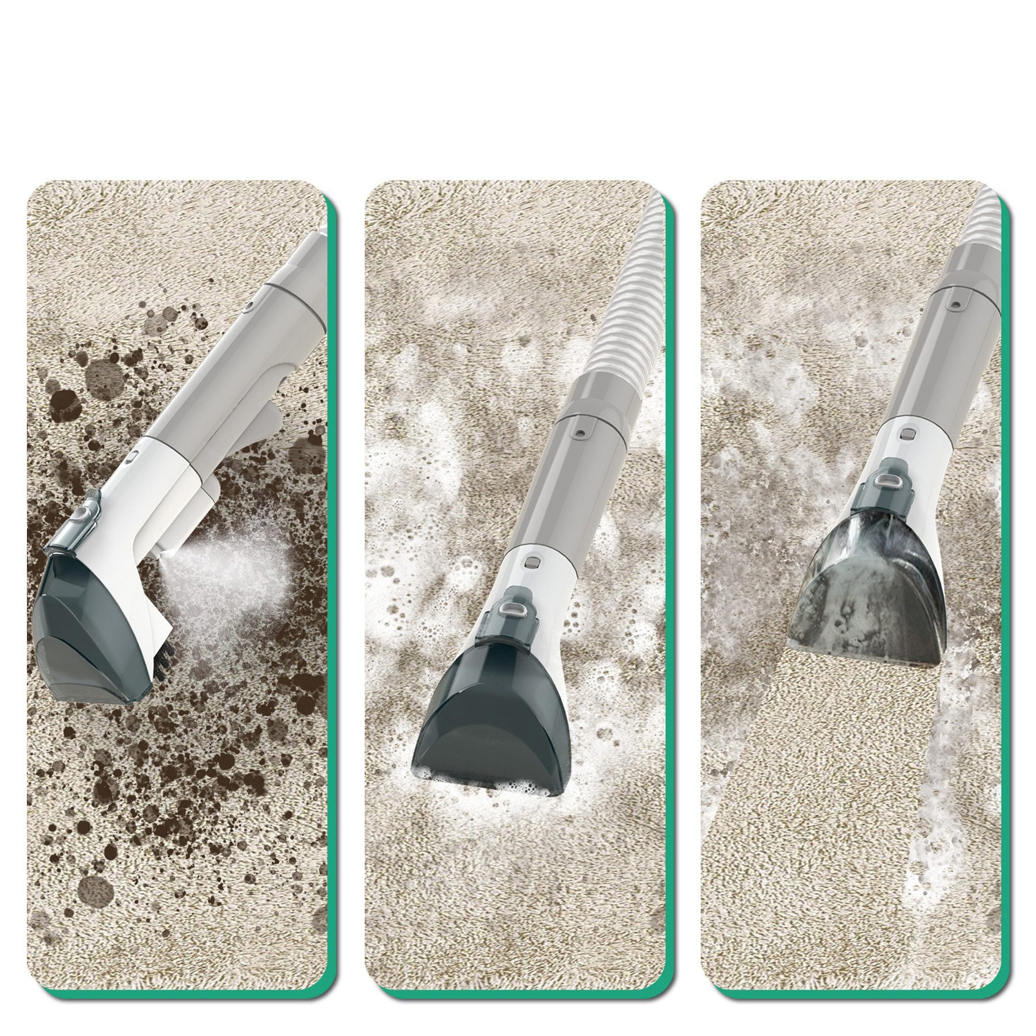 Aspirator profesional cu spalare Bedee, 450W, putere aspirare 11kPa, rezervor apa 1.8L, rezervor apa murdara 0.6L, portabil, umed si uscat, dimensiuni 335x235x305mm