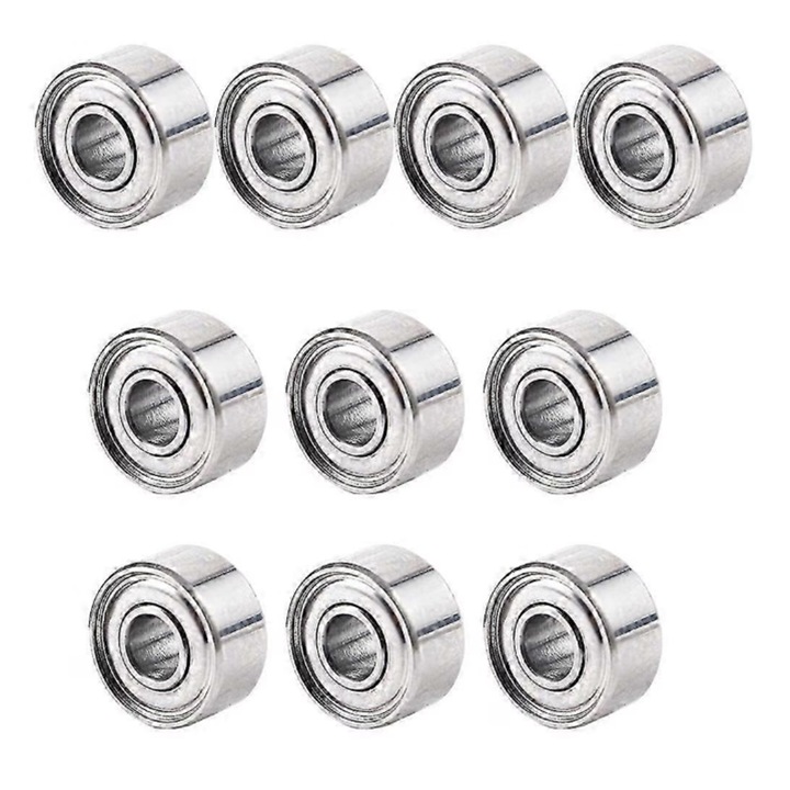 10 rulmenti cu bile din otel inoxidabil, Tioialz®, 8*3*4mm, rulmenti miniaturali cu bile cu canelura adanca