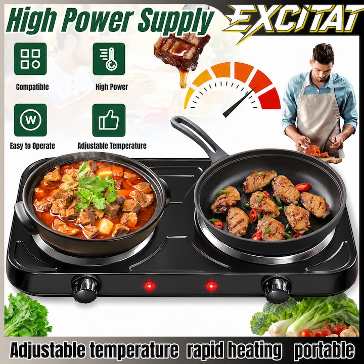 Plita incorporabila Electrolux EHF6241FOK, Vitroceramica, 4 Zone, Touch control, 60 cm, Negru