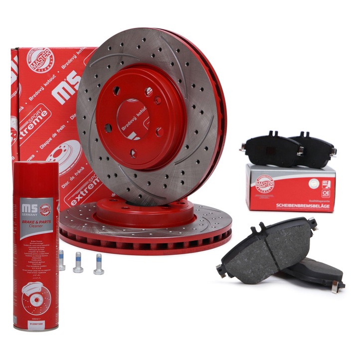 Fékbetét és féktárcsa készlet Master-Sport, tárcsafék, 13046027792N, 130x150mm