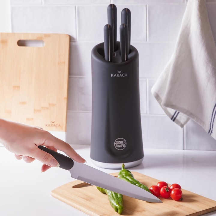 Set de cutite Karaca 6 piese, otel, design elegant, usor de curatat