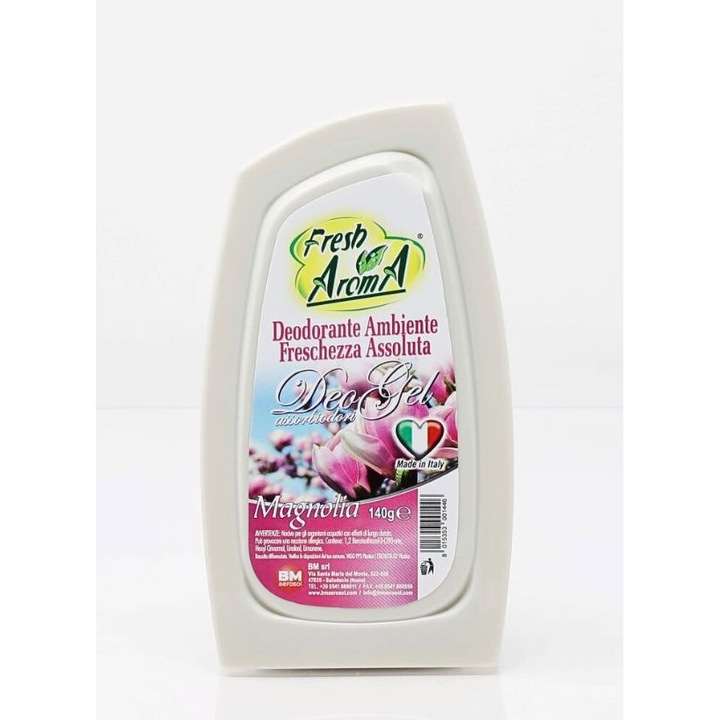 Légfrissítő zselé, Fresh Aroma Deo Gél, magnólia illat, 140g