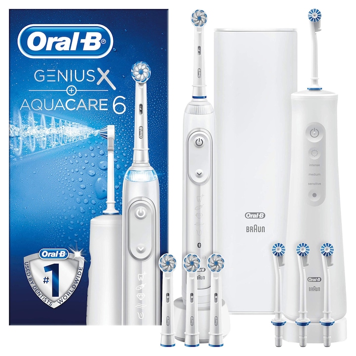 Irigator bucal electric Oral-B Genius X, 9.8x8.54x4.84cm