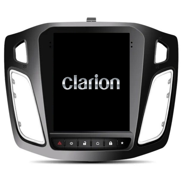 Навигация CLARION Тип Тесла Ford Focus 3 2011-2019 9.7 инча 4GB 64GB 8 Ядрен 4G