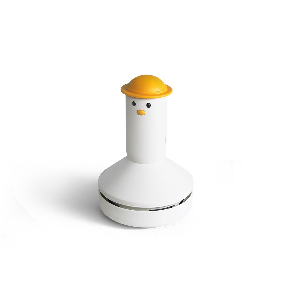 Aspirator mini desktop portabil, reincarcabil, alb, 1200mAh, timp de utilizare 3 ore, Alb
