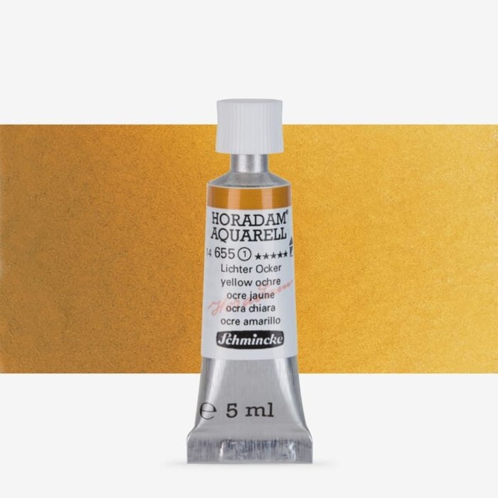 Culori acuarela 5 ml Horadam - Schmincke, 14655 yellow ochre - 5ml