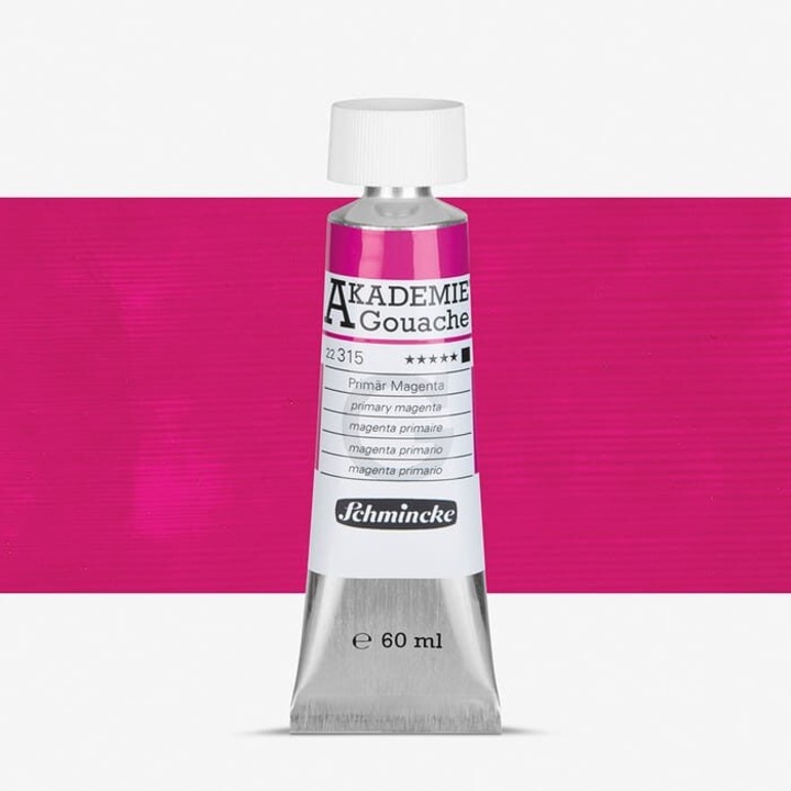 Tempera - Gouache Akademie 60 ml - Schmincke, Primary magenta - 60 ml 22315011