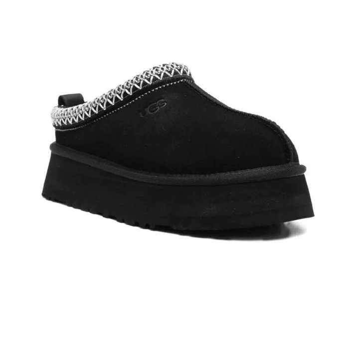 UGG félcipő, fekete, melegítő és vastagított, magasság növelő, 39 méret