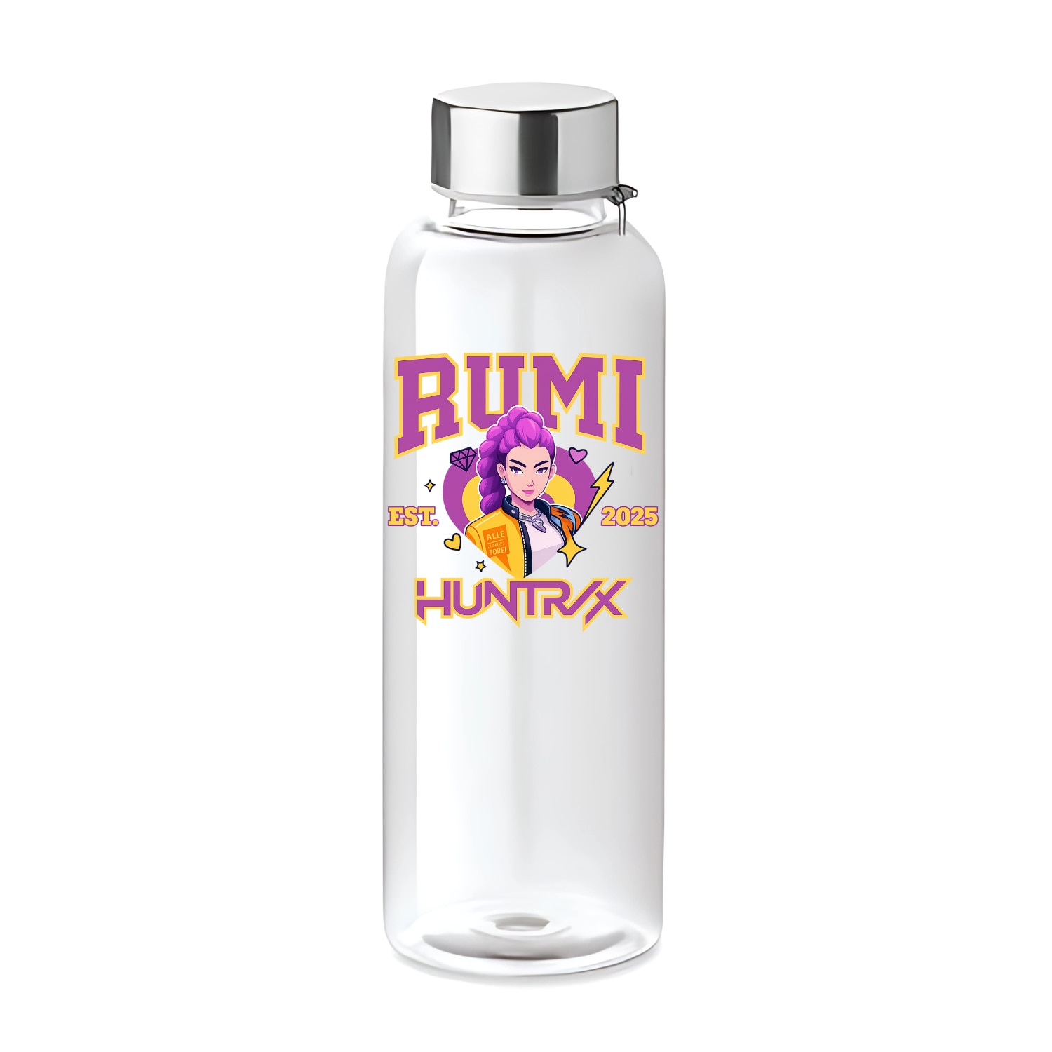 Sticla Apa copii, 500 ml, plastic, personalizata RUMI K POP Demon