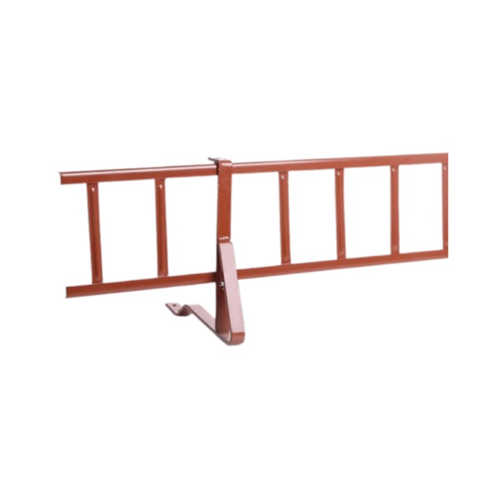 Set parazapadă, Dogav Grup, 2m grilaj, 3 suporti, caramiziu