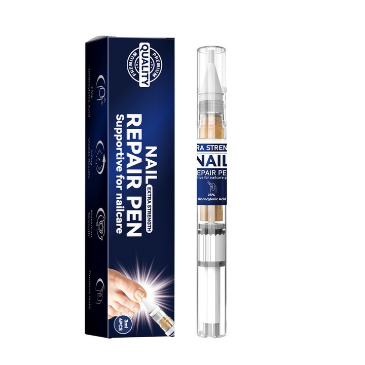 Set 3 pixuri cu Ulei pentru Cuticule, Tratament pentru Unghii, Anti-Hangnail, Exfoliant